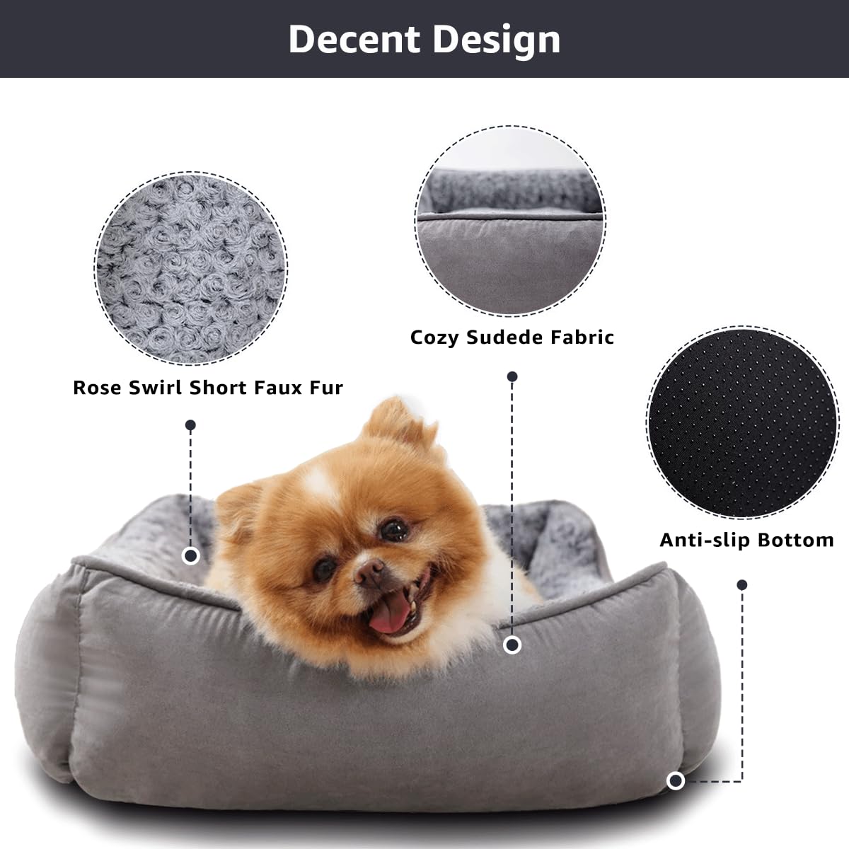 PetxDog Plush Dog Sofa Bed – Washable & Non-Slip