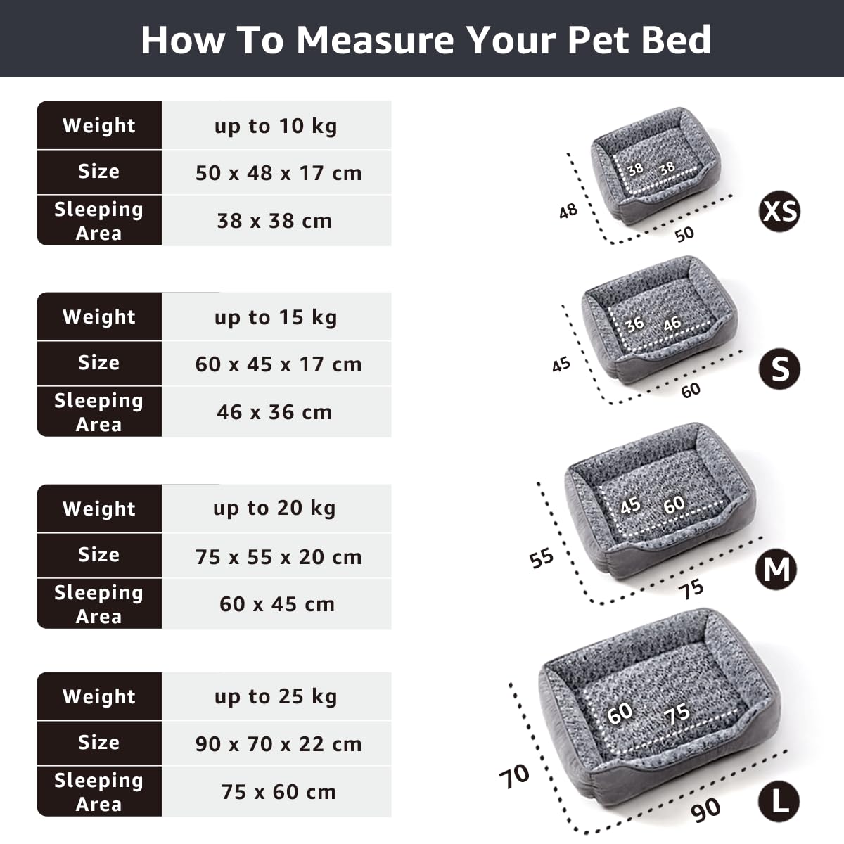 PetxDog Plush Dog Sofa Bed – Washable & Non-Slip