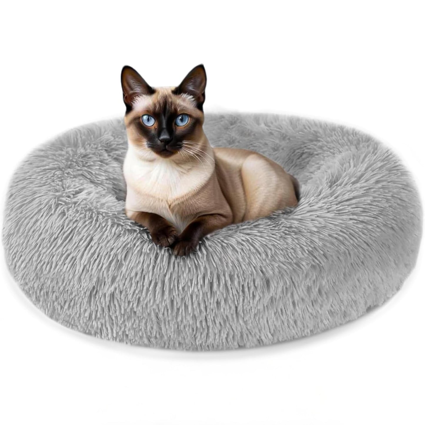PetxDog Donut Bed for Cats & Dogs – Soft, Calming & Anti-Slip
