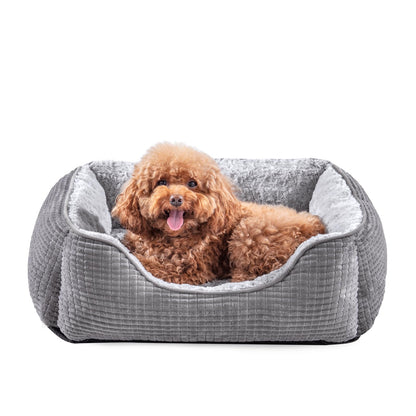PetxDog Raised Edge Dog Bed – Washable & Orthopedic